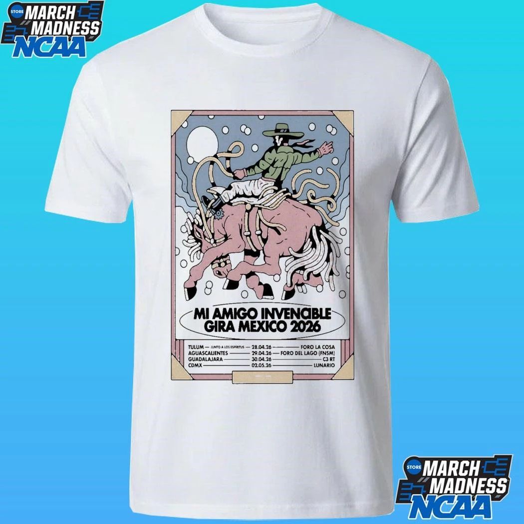 Mi Amigo Invencible 2026 Gira Mexico Tour Poster Shirt