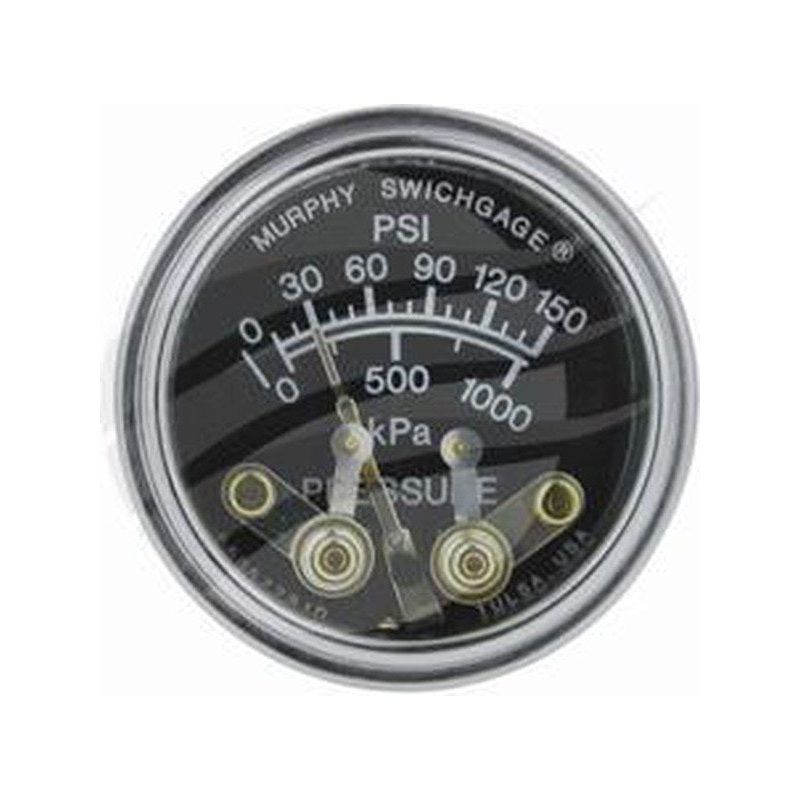 Murphy Mech Press Swichgauge 150Psi with High Low Contacts 52mm Diam EG9186
