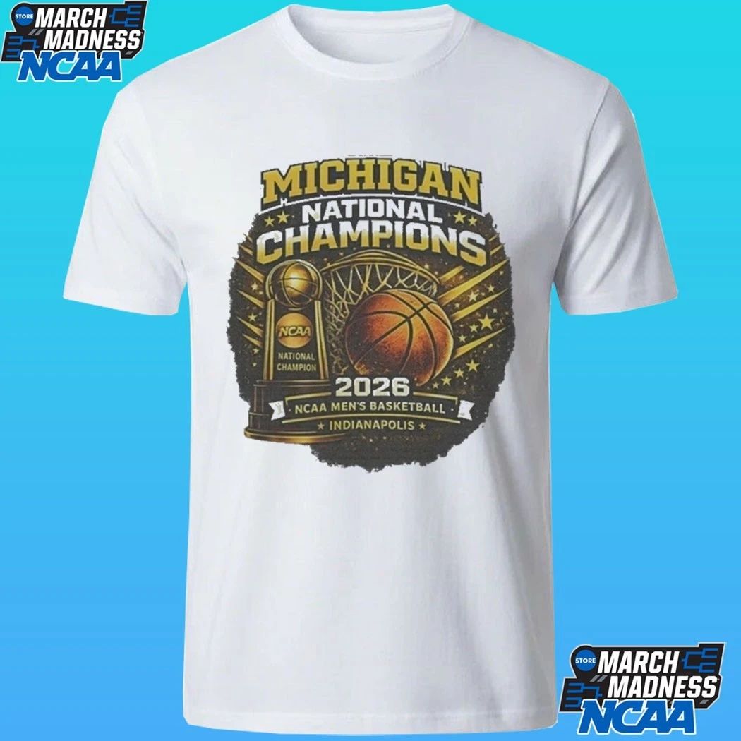 Michigan Wolverines National Champions 2026 NCAA Men’s Basketball Championship Indianapolis Fan Shirt