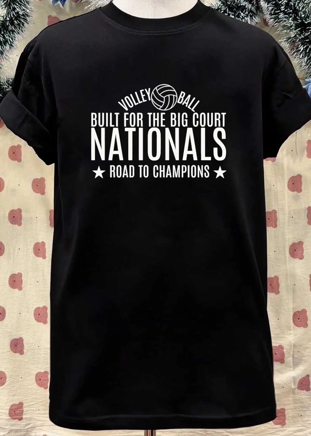 Volleyball Nationals Road to Champions Built for the Big Court T-Shirt