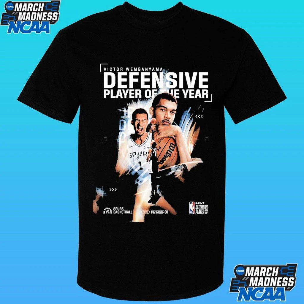 Victor Wembanyama Winning Kia Nba Defensive Player Of The Year 2026 Shirt