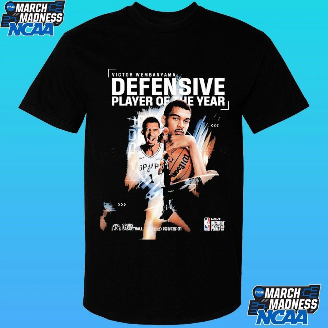 Victor Wembanyama Winning Kia Nba Defensive Player Of The Year 2026 Shirt