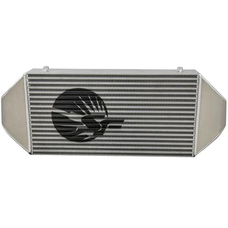 SpeedFactory Racing 1000HP-1200HP Dual Backdoor Front Mount Intercooler – 3″ Inlet / 3.5″ Outlet (SF-06-088)