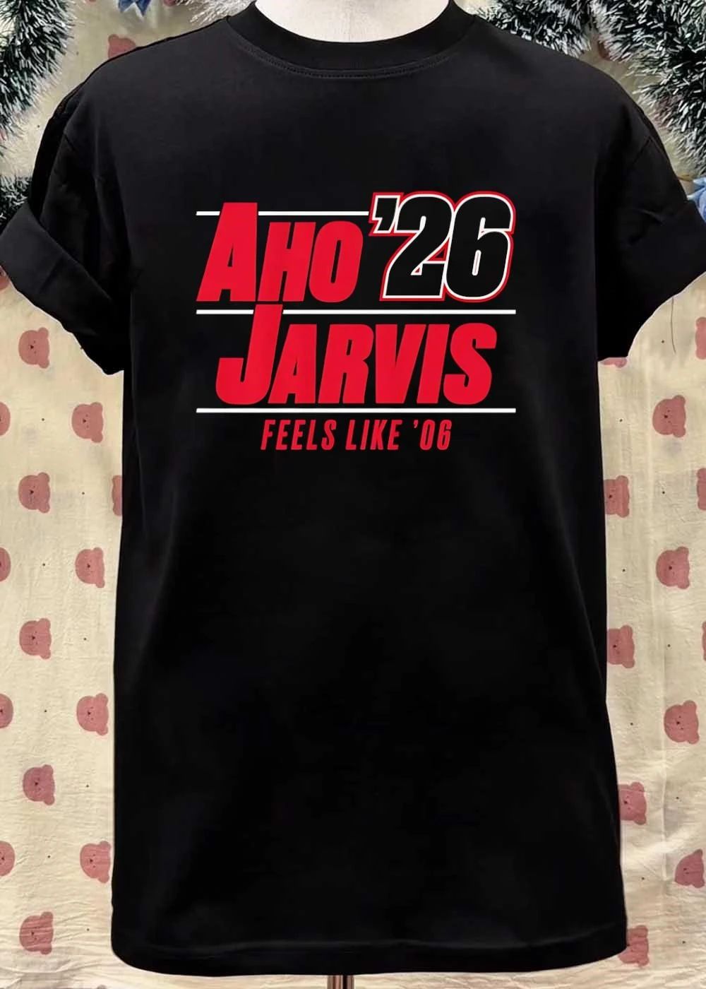 Carolina Hurricanes Aho ’26 Jarvis Feels Like ’06 T-Shirt