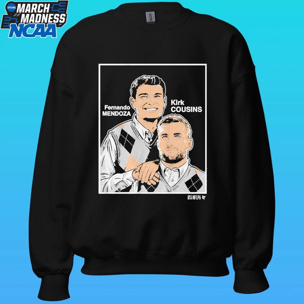 Fernando Mendoza & Kirk Cousins Family Portrait Shirt
