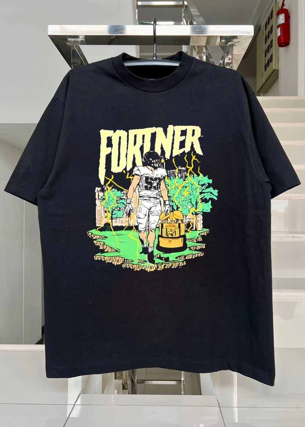 Army Black Knights Kalib Fortner 53 graphic shirt