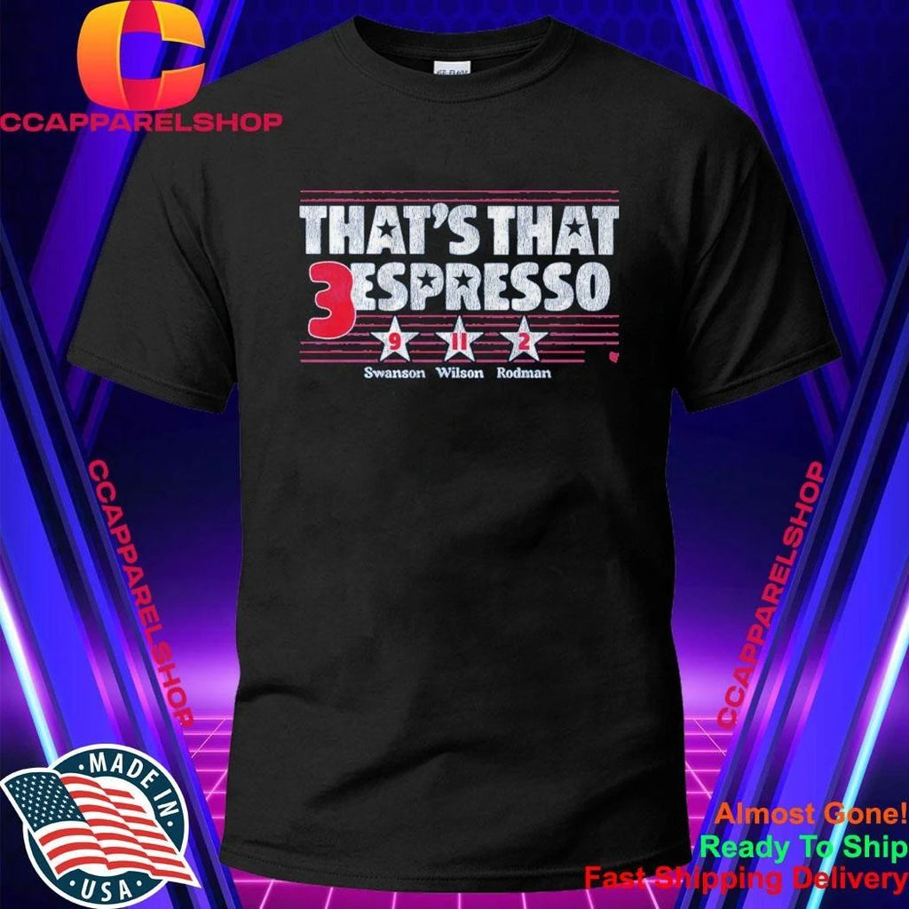 Mallory Swanson, Trinity Rodman, & Sophia Wilson That’s That 3 Espresso Shirt