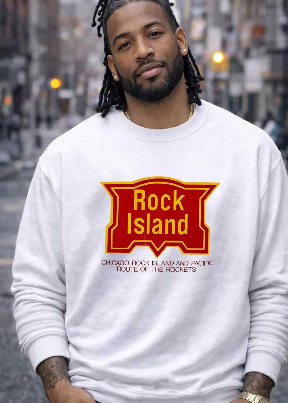 Rock Island Chicago Rock Island and Pacific Route of the Rockets shirt