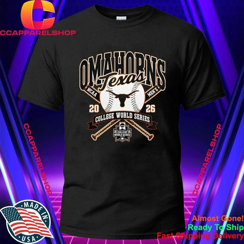 Texas Longhorns 2026 Baseball College World Series Omahorns Shirt