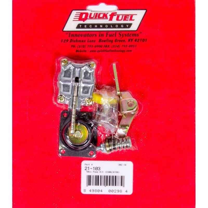 Quick Fuel 21-103 Accelerator Pump Kit – 50cc (2300-4150 styles)