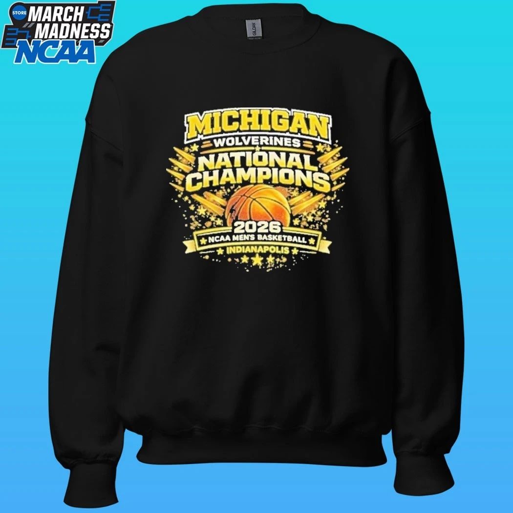Michigan Wolverines National Champions NCAA Men’s Basketball Indianapolis 2026 Shirt