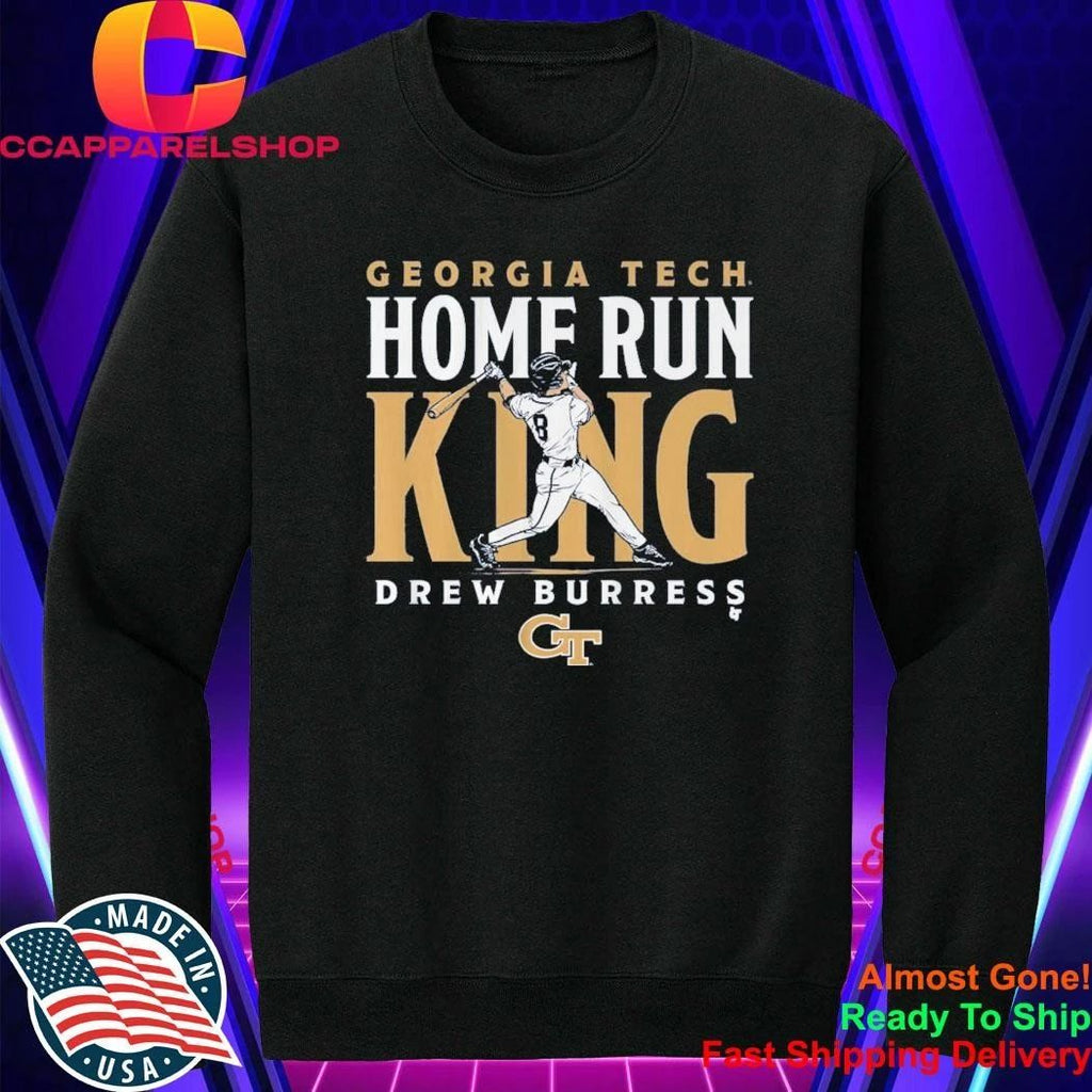 Georgia Tech Baseball Drew Burress Home Run King Shirt