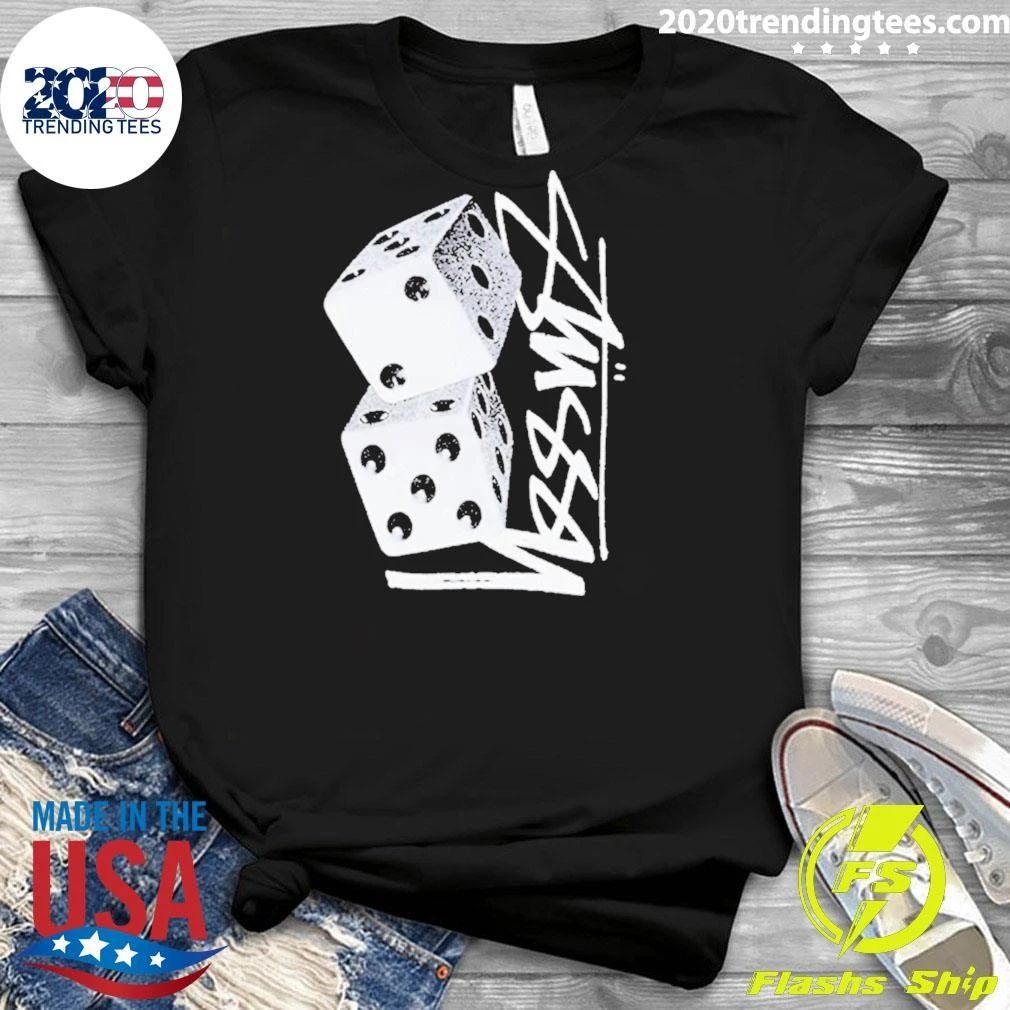 Pla Skateboarding Stussy Metal Dice Shirt