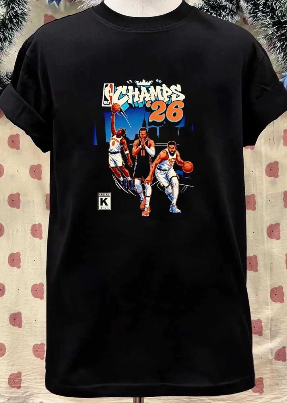 Knicks NBA Champs 26 Basketball Players Performance T-Shirt