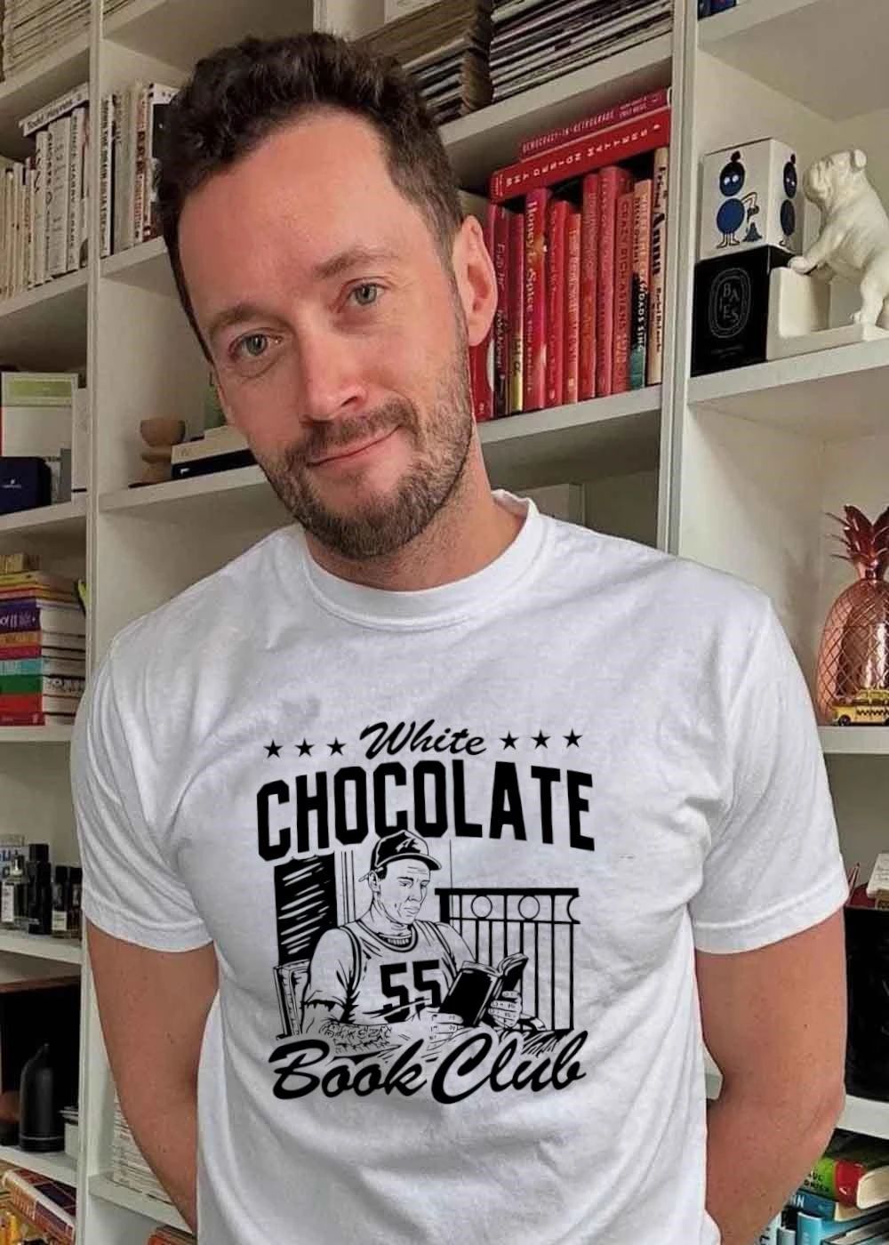 White Chocolate Book Club Jason Williams Reading Basketball T-Shirt