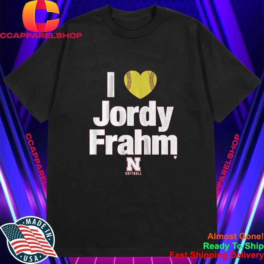 Nebraska Softball I Heart Jordy Frahm Shirt