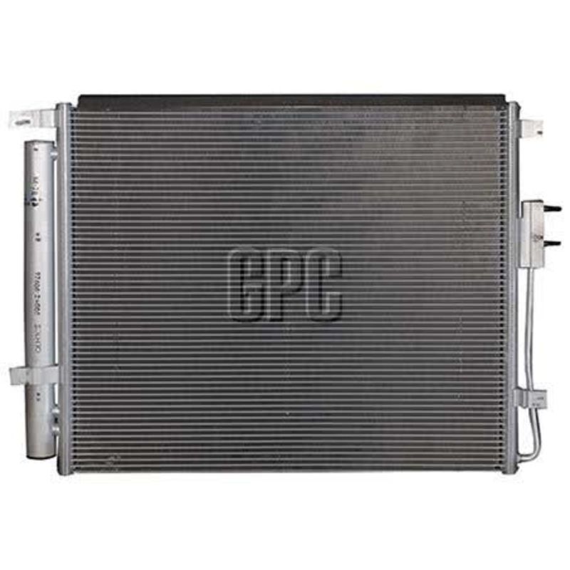 Hanon System HCC Air Conditioning Condenser Parallel Flow Subcooled Inlet Pad Outlet Pad CNX01013