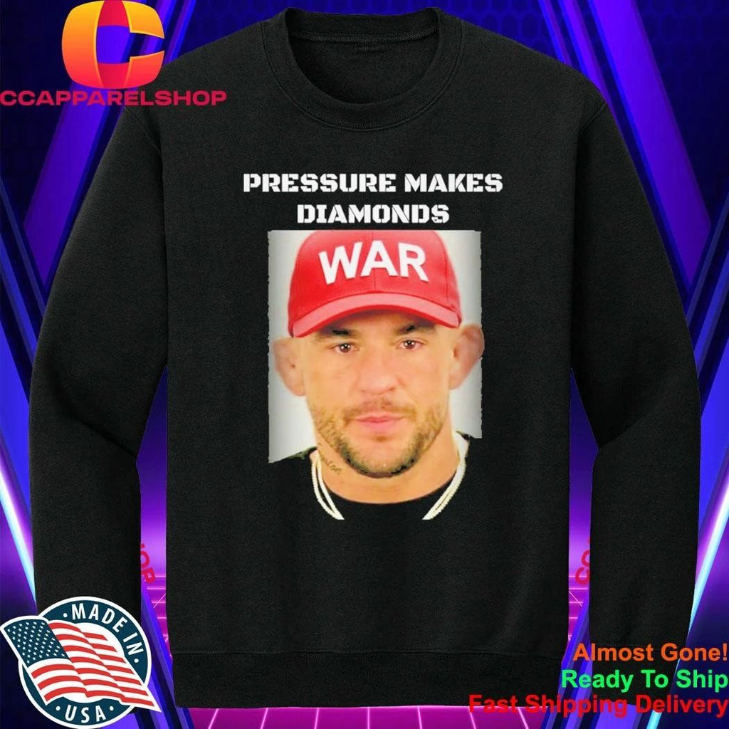 Dustin Poirier Mugshot Pressure Makes Diamonds Shirt