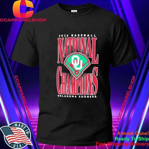 2026 Baseball National Champions Oklahoma Sooners Shirt