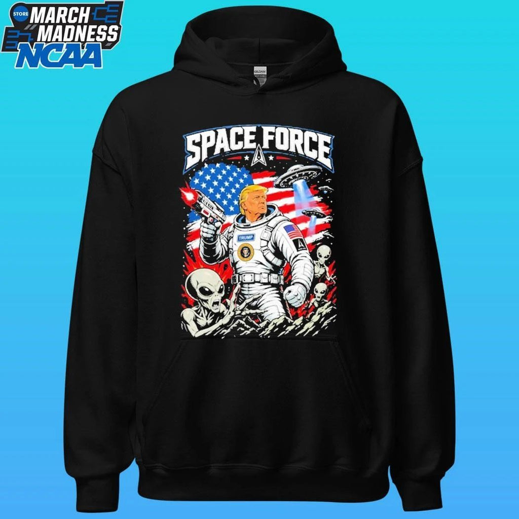 Trump Space Force Alien Ufo Graphic Shirt