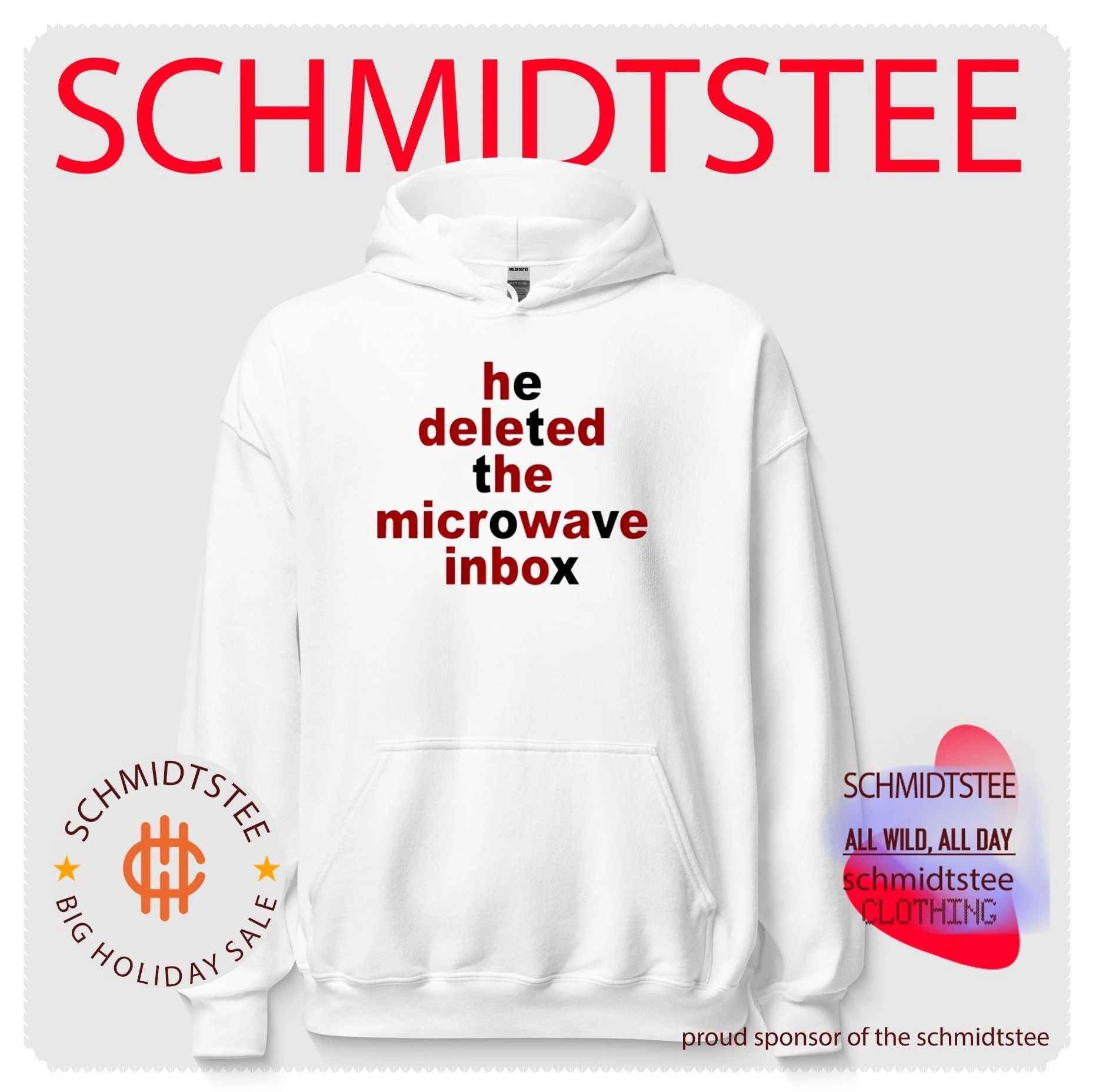 He deleted the microwave inbox shirt