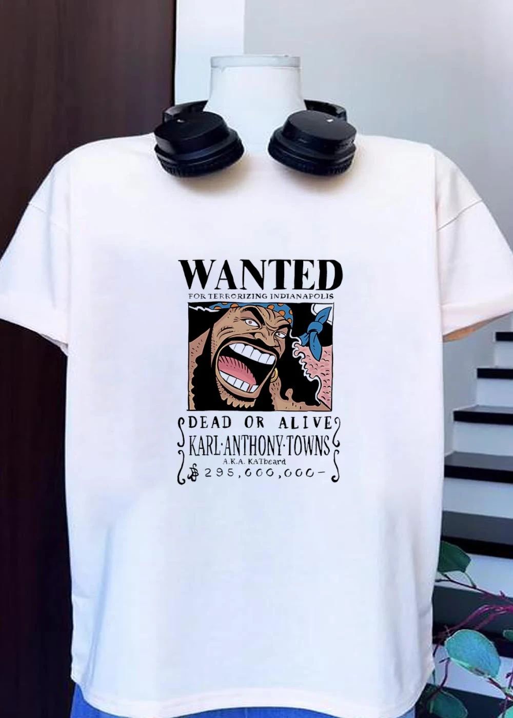 A.K.A. KATbeard Wanted for Terrorizing Indianapolis Karl-Anthony Towns Shirt