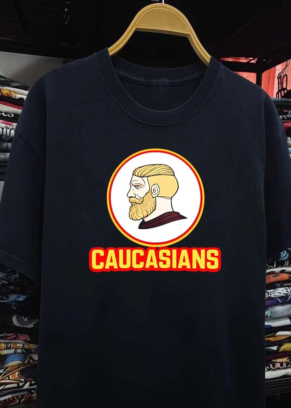 Nordic Chad Meme Caucasians Graphic Men T-Shirt