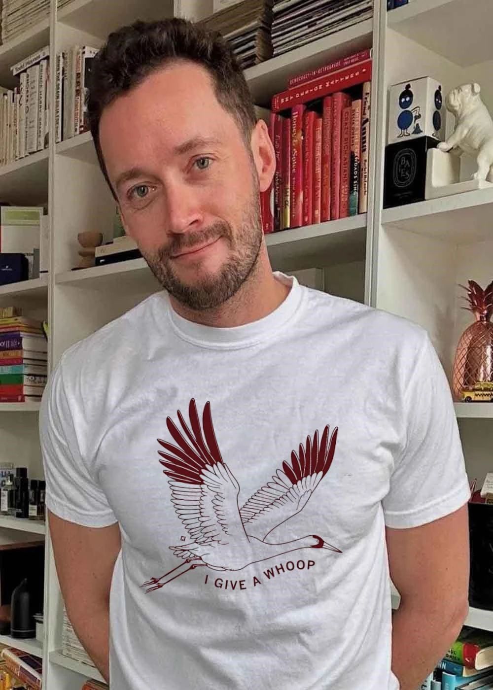 I Give a Whoop Whooping Crane Graphic T-Shirt