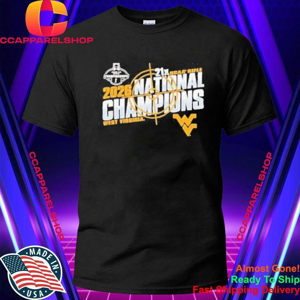 West Virginia 2026 NCAA Rifle National Champs Shirt