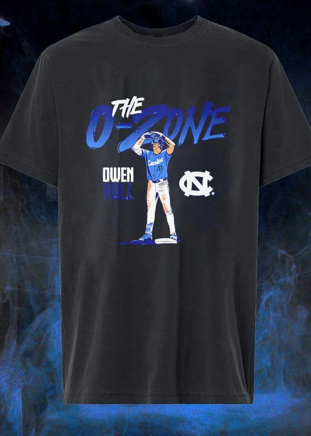 Owen Hull The O-Zone UNC Baseball logo shirt