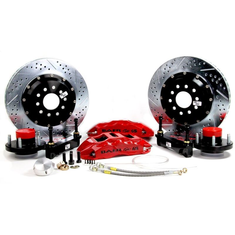 Baer Brakes 14″ Extreme+ Front Brake Kit, Black, SDZ, Std. Studs