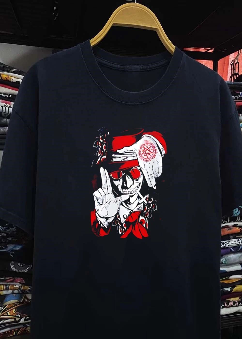 Alucard Hellsing Ultimate Vampire Red Hat Seal Occult Lord 2026 Fan Shirt
