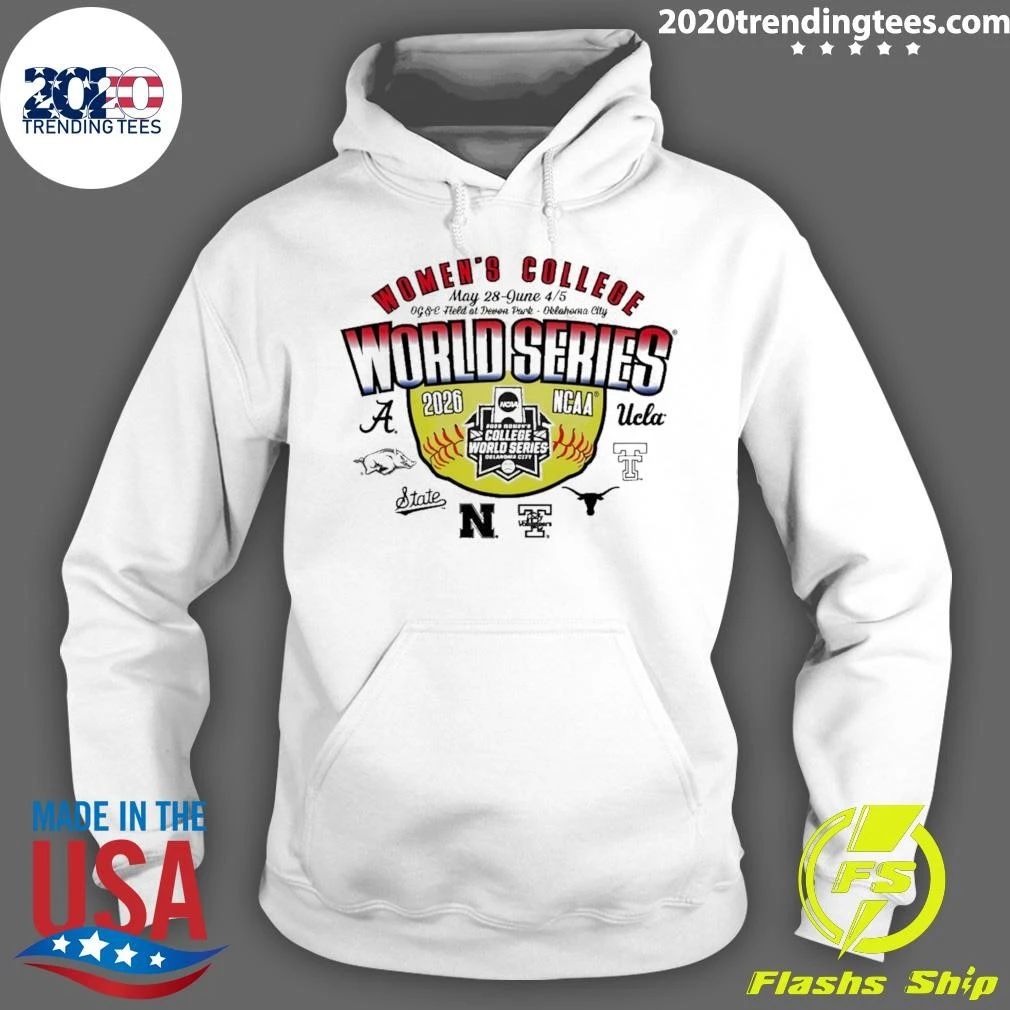 Ncaa Softball Women’s College World Series 2026 Oklahoma City Team Logo Shirt