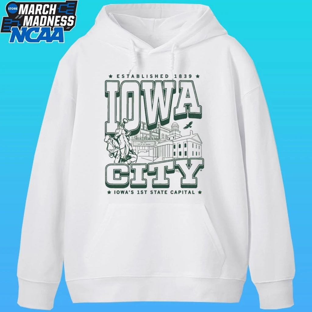 Iowa City Iowa’s I1st State Capital Established 1839 Max Collegiate T-shirt