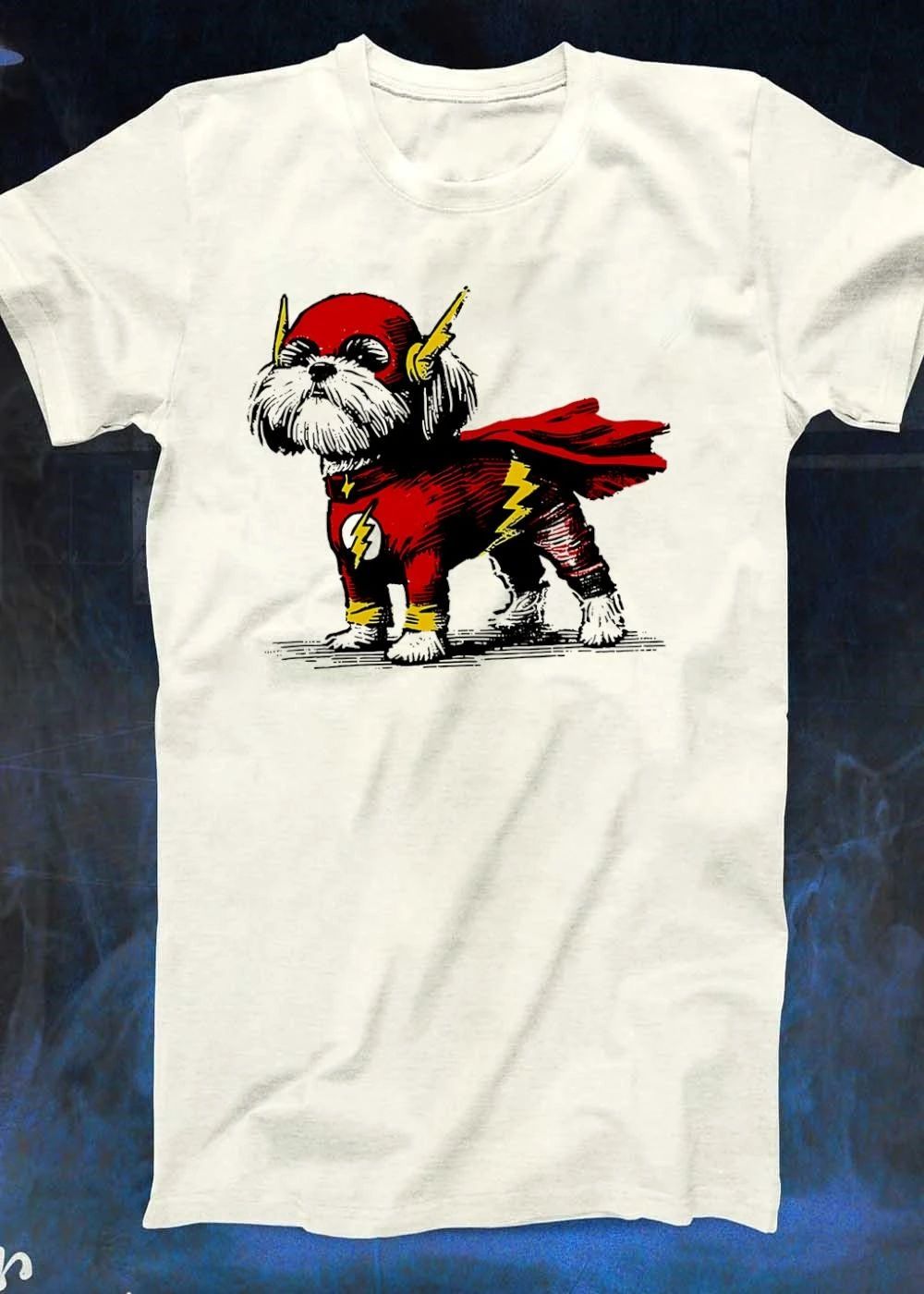 Shih Tzu Dog The Flash Superhero Shirt