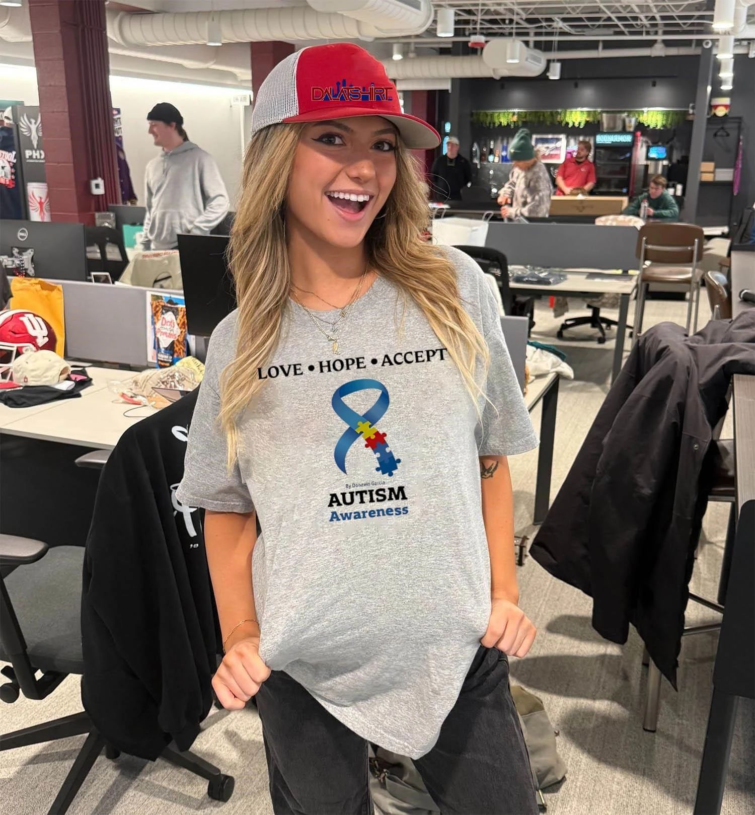 Donavin garcia linden fmba autism awareness shirt