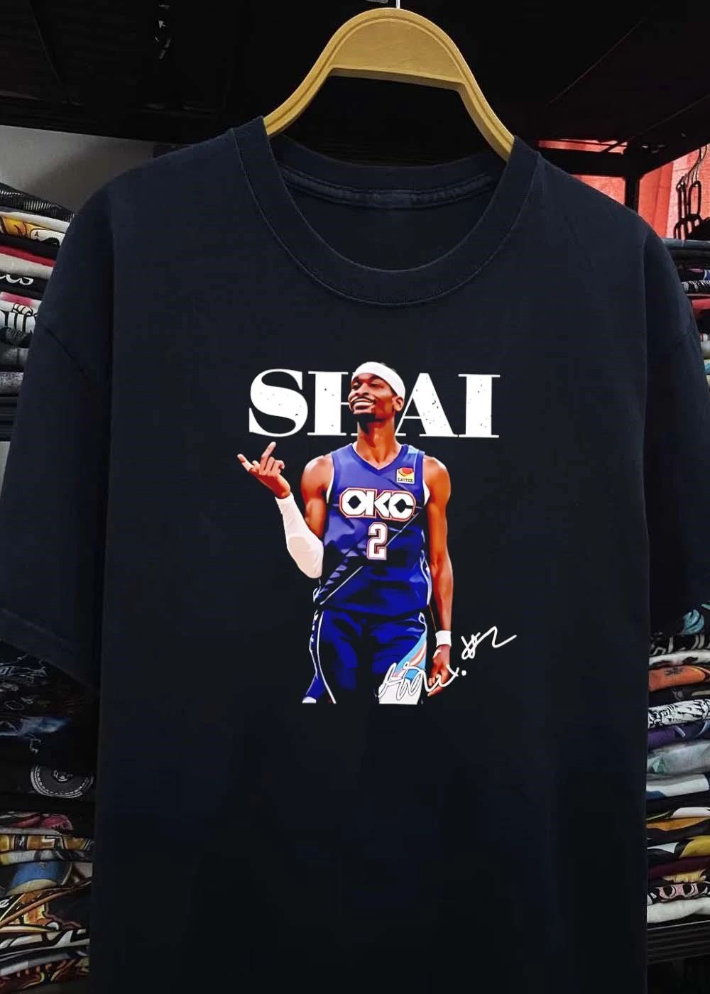 Shai Gilgeous-Alexander OKC Thunder Number 2 Basketball Signature shirt