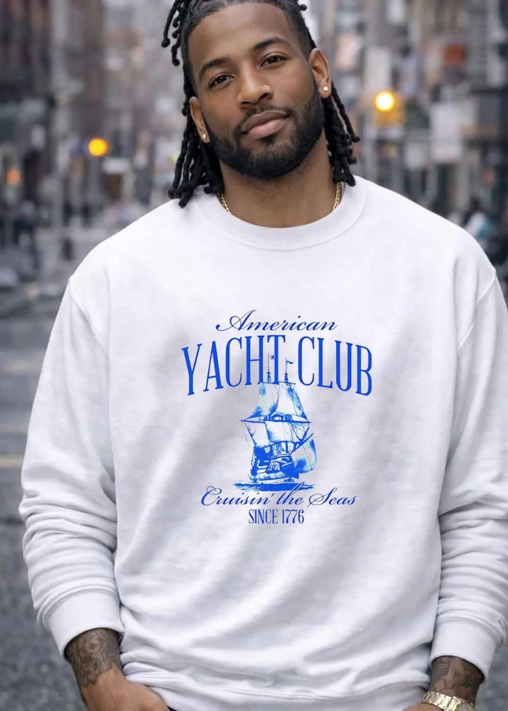American Yacht Club Cruisin’ the Seas Since 1776 Sailing T-Shirt