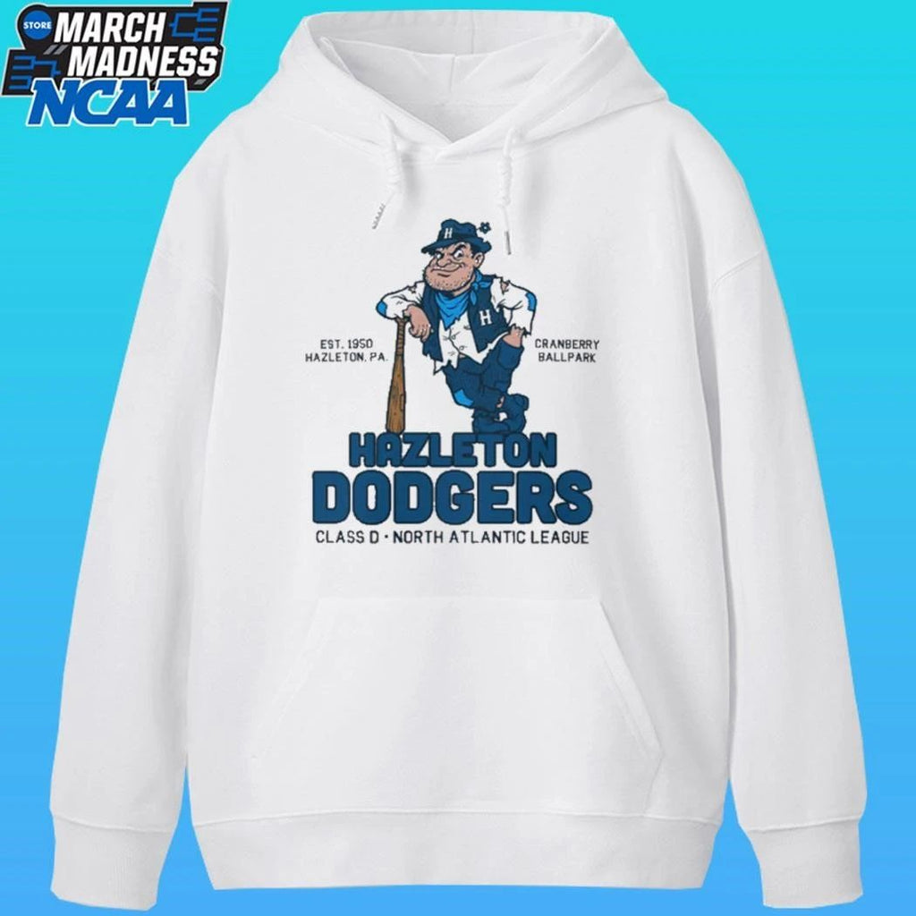 Hazleton Dodgers Baseball Class D North Atlantic League Est 1950 Hazleton Pa Cranberry Ballpark Shirt
