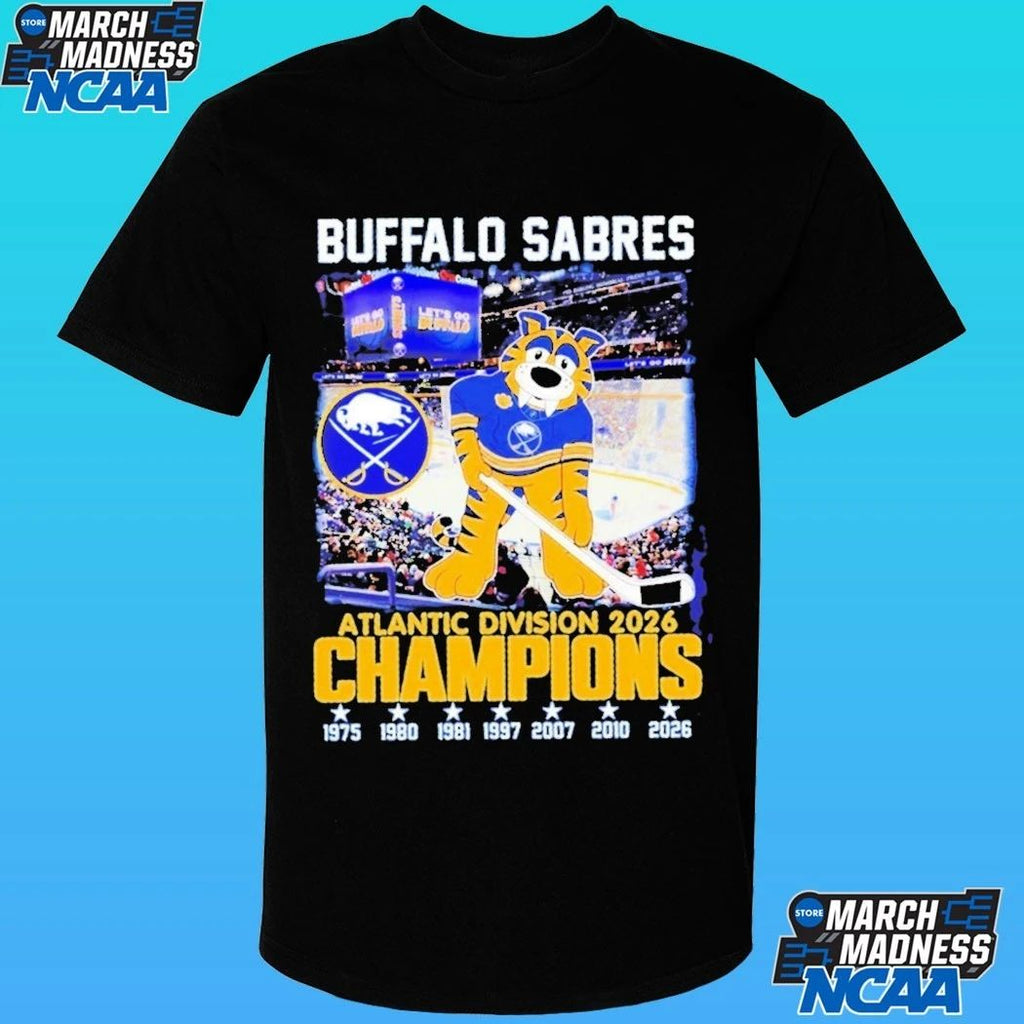 Buffalo Sabres Atlantic Division 2026 Champions 1975 2026 Shirt
