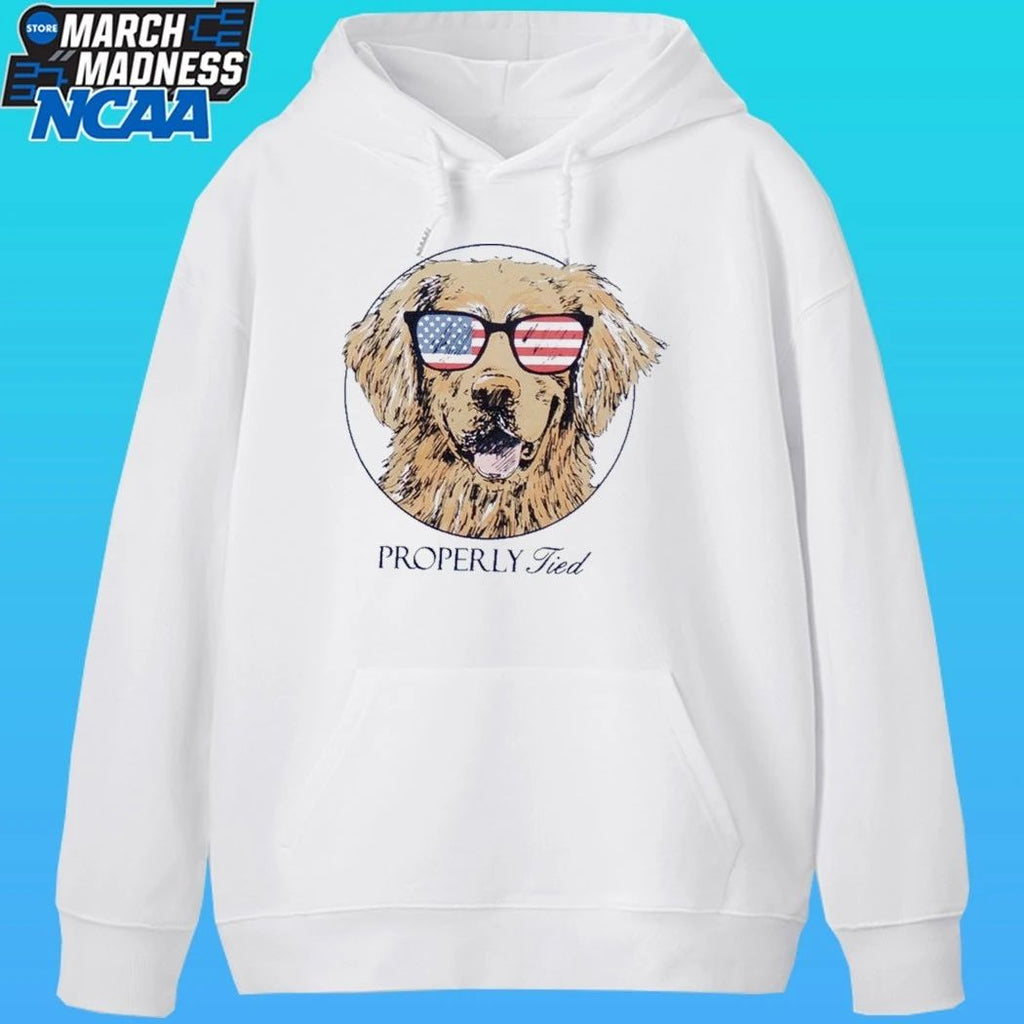 Properly Tied Patriot Dog Shirt