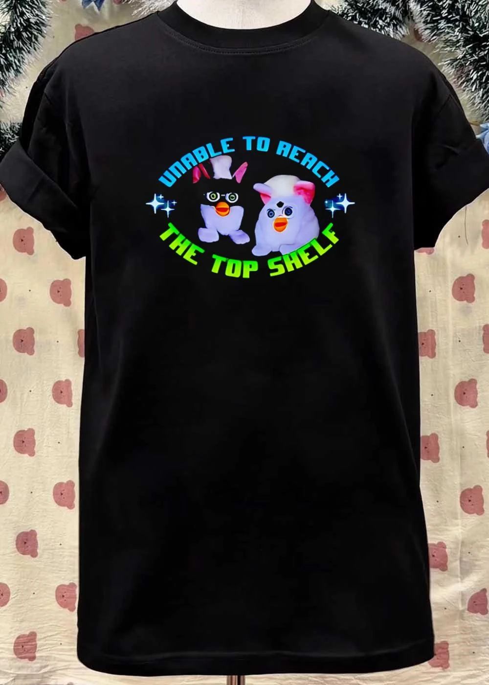 Unable to Reach the Top Shelf Furby T-Shirt