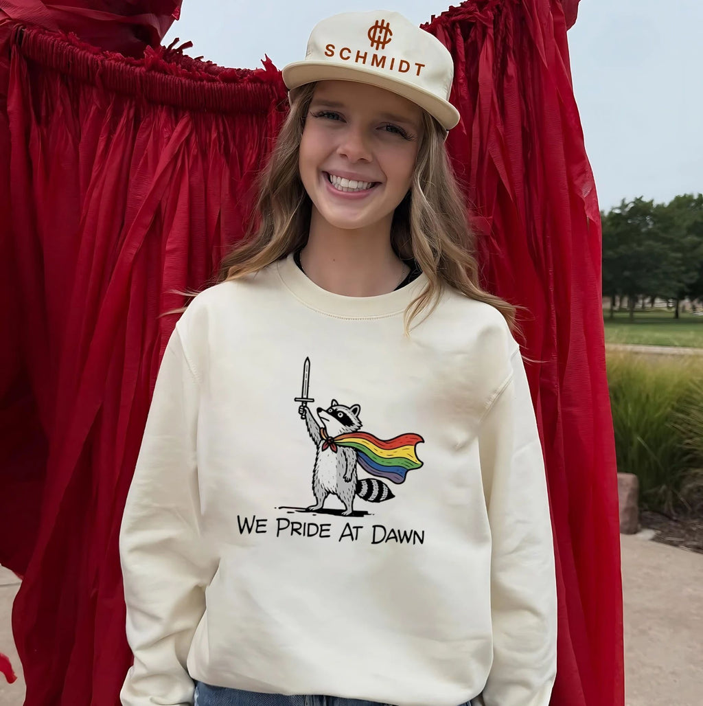 Raccoon we pride at dawn shirt