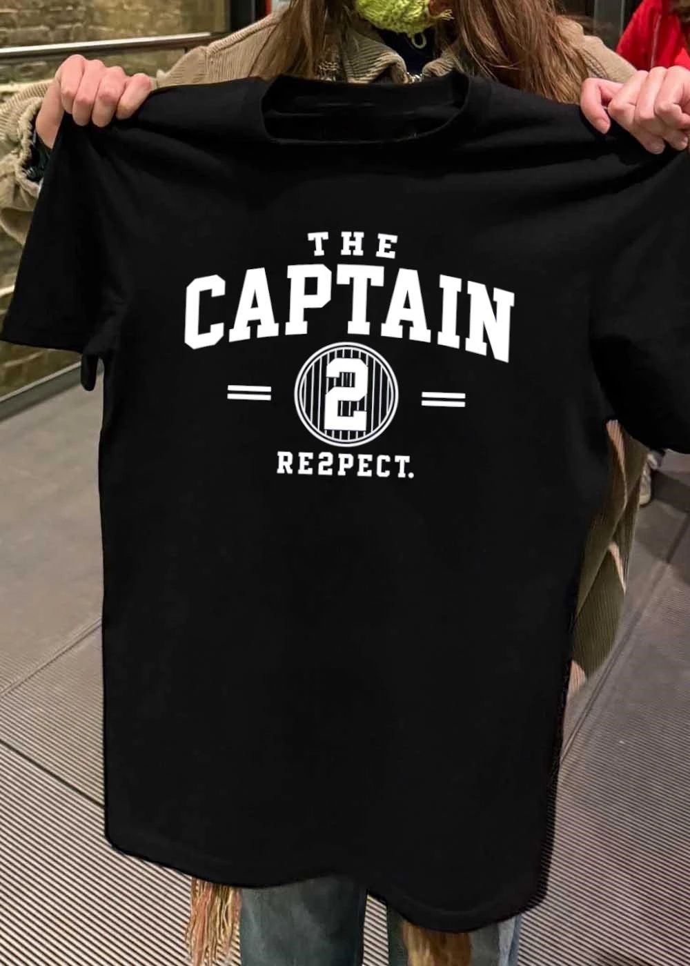 Derek Jeter the Captain Number 2 RE2PECT New York Yankees MLB Legacy 2026 Shirt
