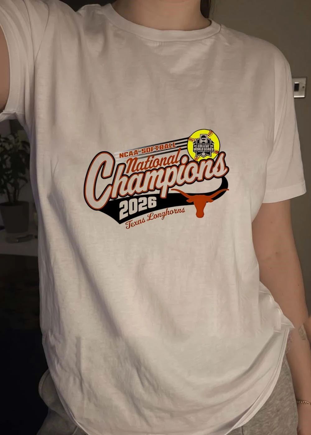 Texas Longhorns Women’s 2026 Softball National Champs shirt