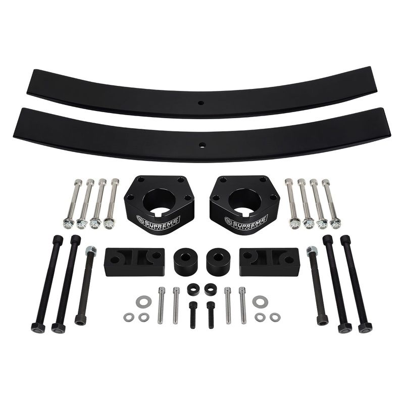 2.5″ Front + 2″ Rear Full Lift Kit Includes Add-a-Leafs Sway Bar Drop Fits 1986-1995 Toyota IFS Pickup