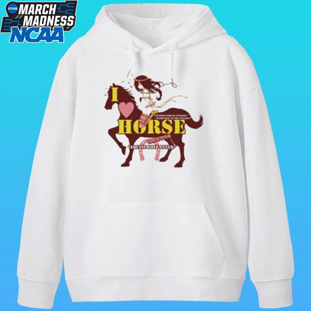 I Love Horse Humped Hard By Stallion Japanese Shirt