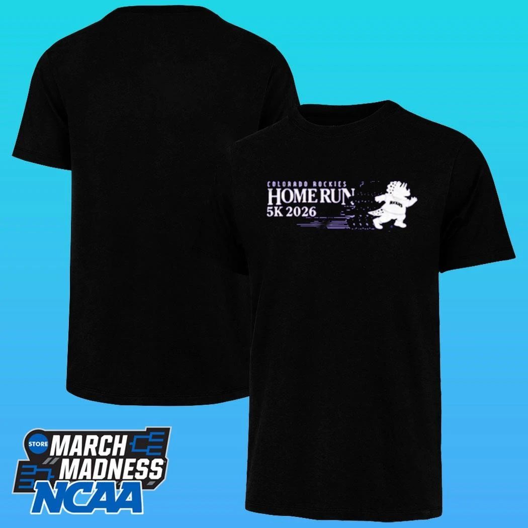 Colorado Rockies Home Run 5k 2026 Shirt
