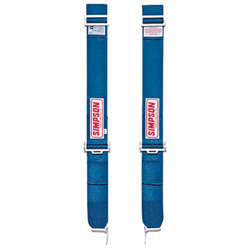 Simpson Racing Shoulder Harnesses – 3″ blue belts