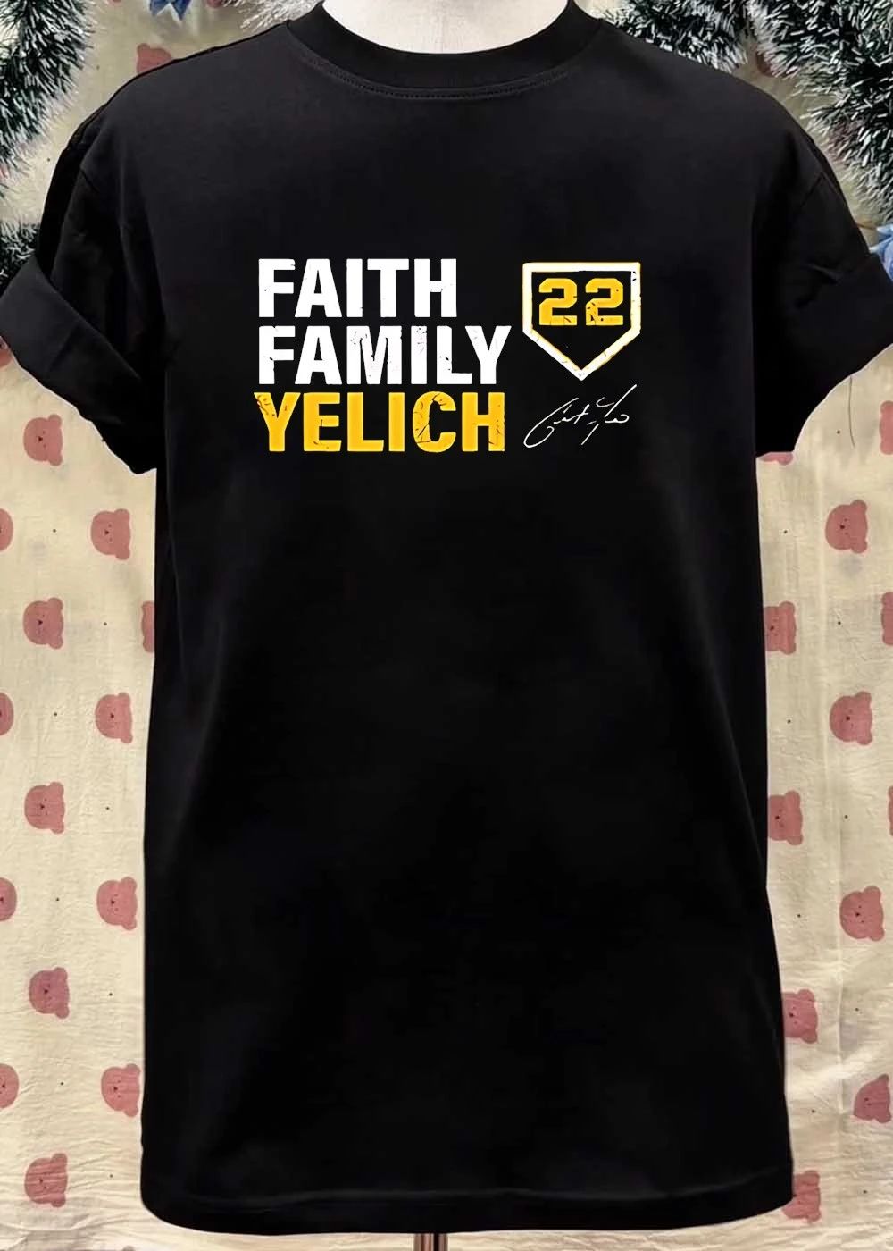 Faith Family Yelich 22 shirt